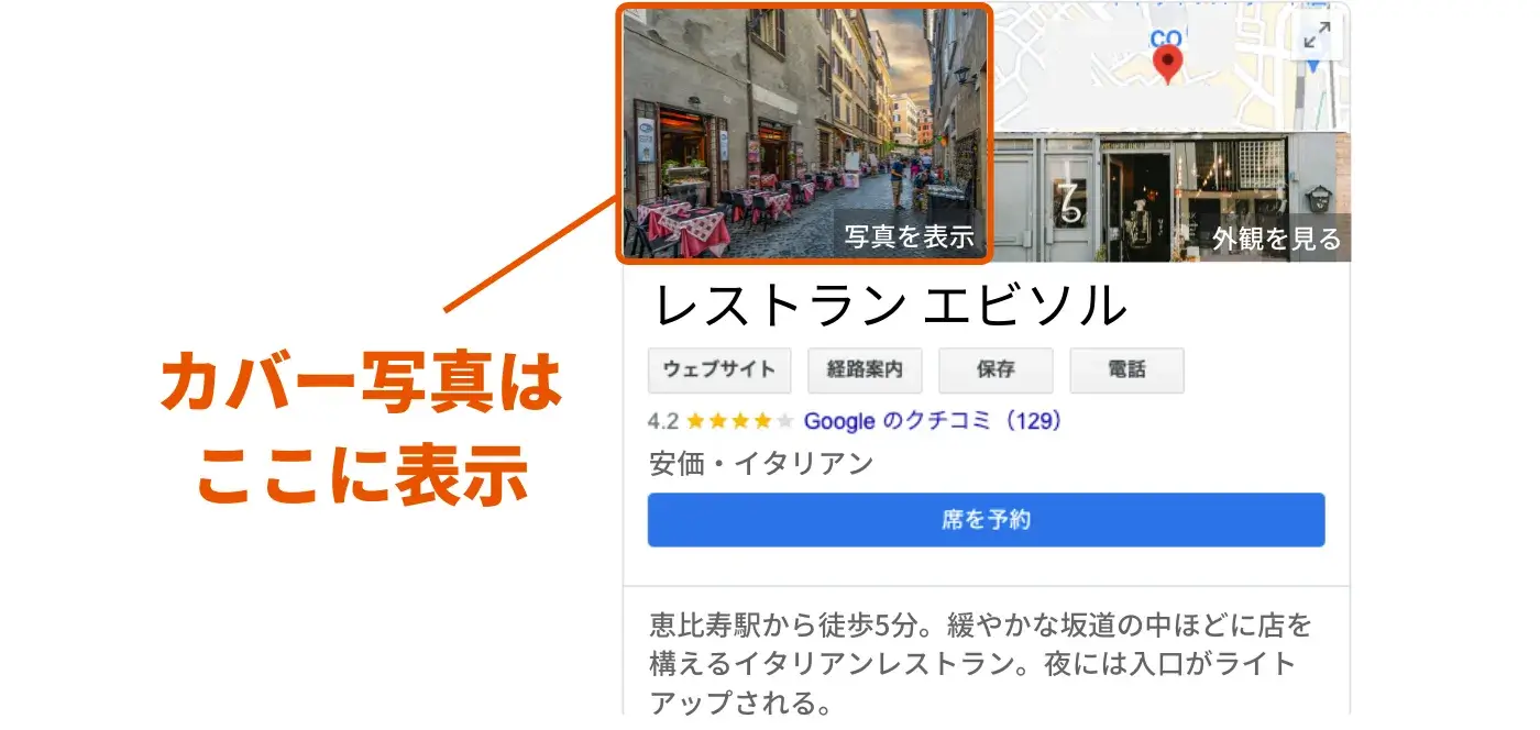 Google ビジネスプロフィールにカバー写真を登録