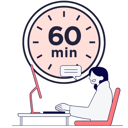 アクティブサポート：60分（通常枠）