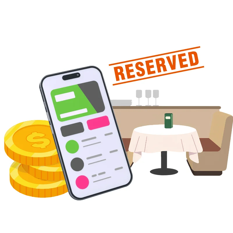 飲食店向けインバウンド集客｜席やコースの予約（事前決済）