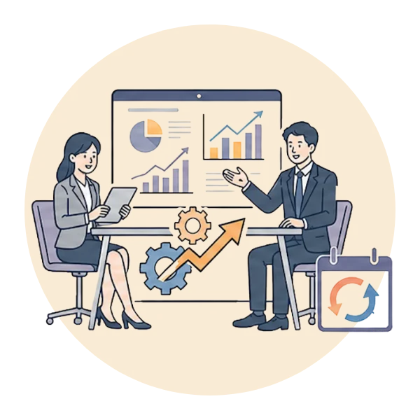 15,000店舗以上の導入実績があるebicaのノウハウで集客運用を伴走サポート