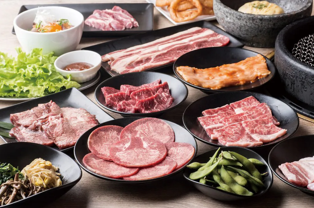 岡山・広島エリアで主に焼肉ブランド「ぐりぐり家」メニュー写真